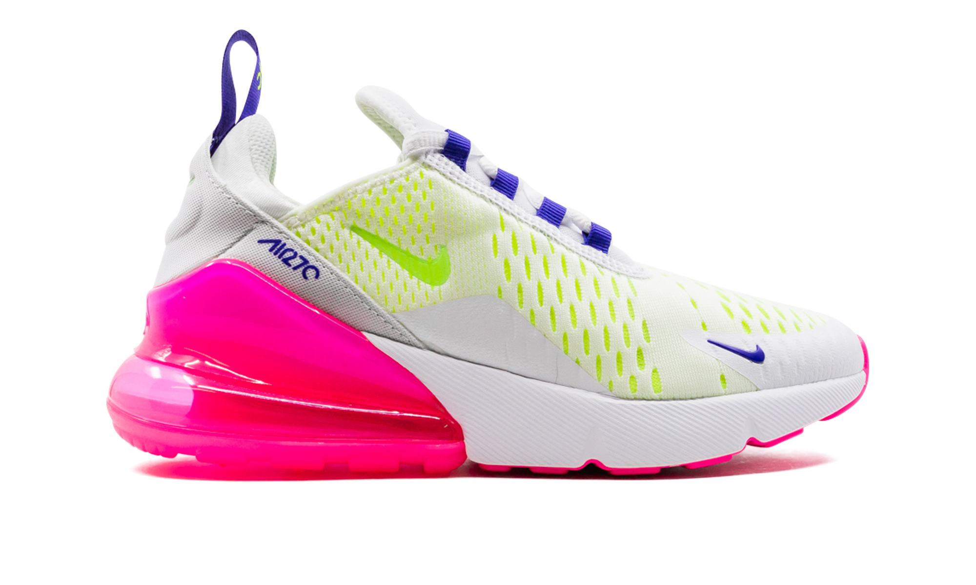 AIR MAX 270 MNS WMNS"White/ Pink Blast/ Volt" DH0252 100