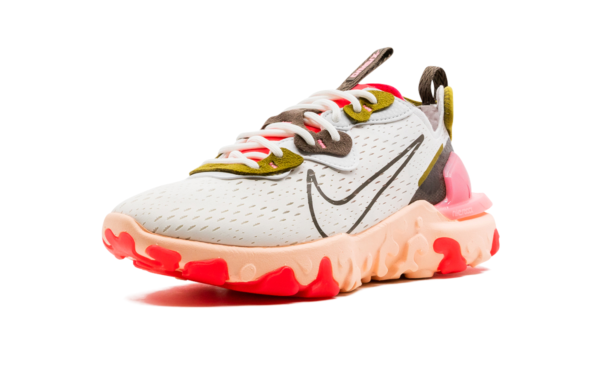 REACT VISION MNS WMNS"Summit White/ Siren Red" CI7523 102