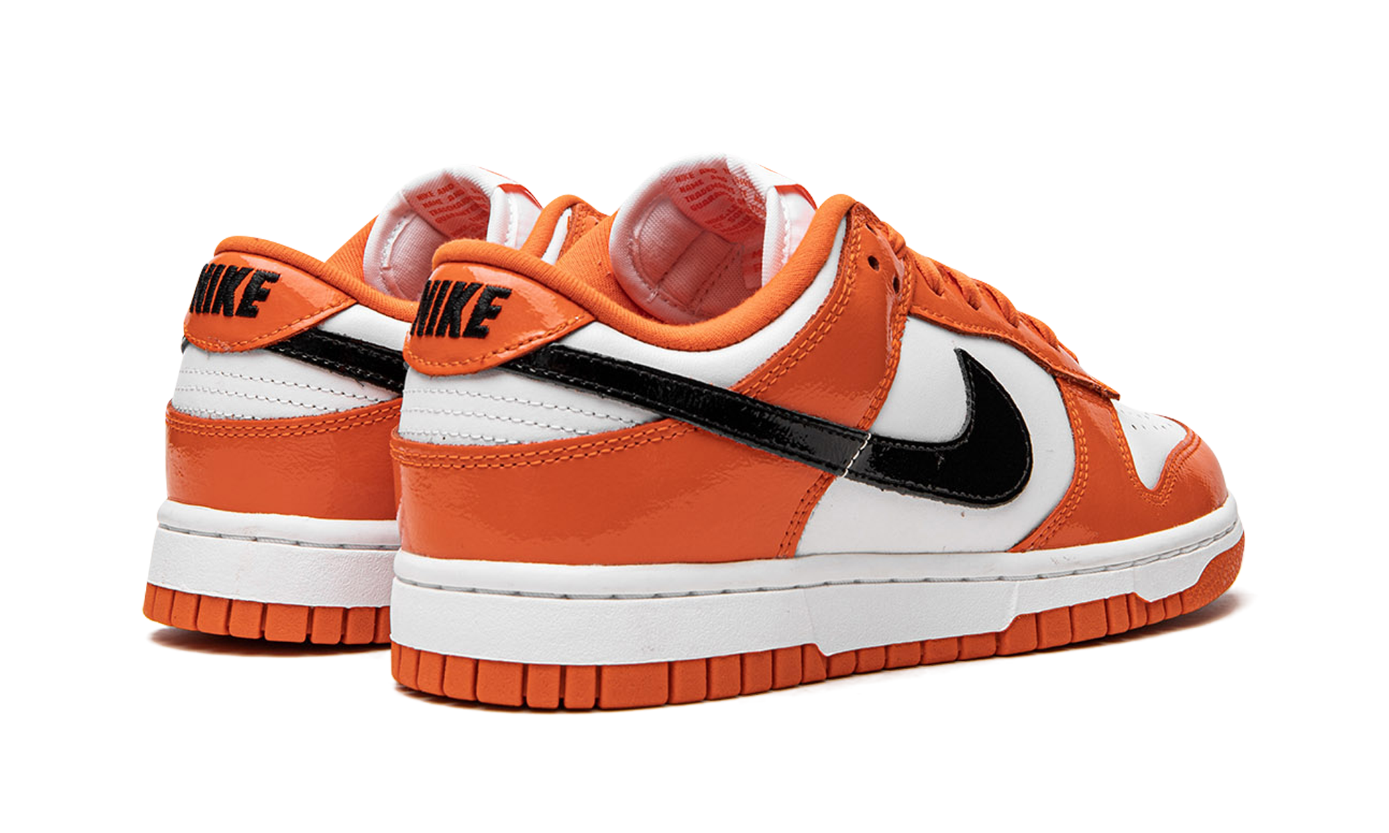 DUNK LO MNS WMNS"Orange/ Black Patent Leather" DJ9955 800