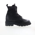 Lanford Womens Black Leather Zipper Casual Dress Boots