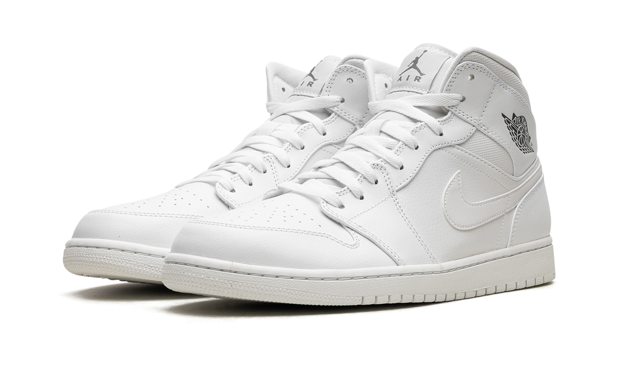 1 Mid "White / Cool Grey"