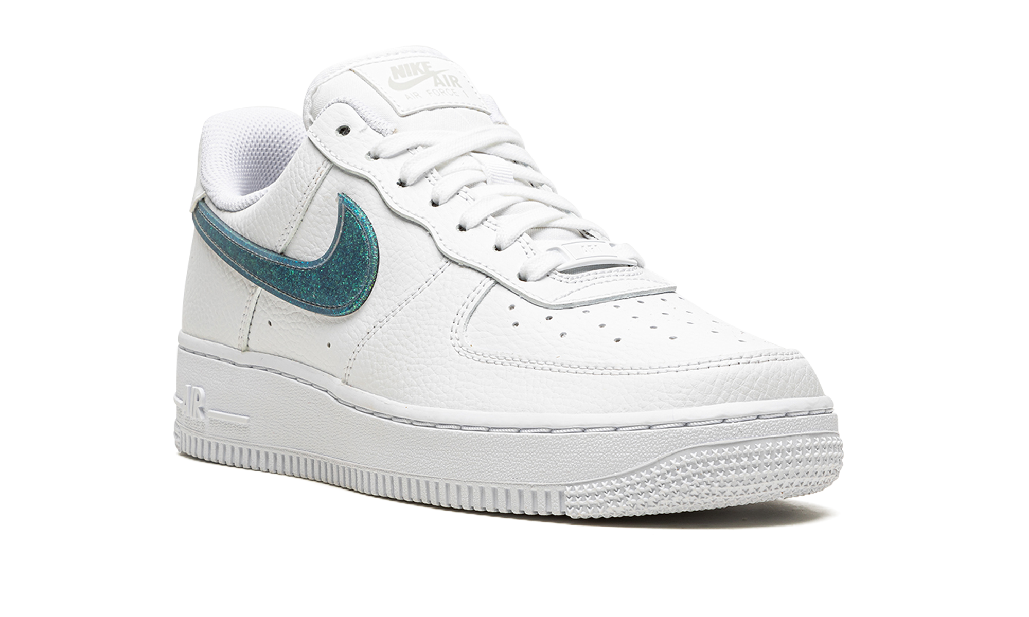 AIR FORCE 1'07 ESS WMNS"Glitter Swoosh - Celery" DH4407 100