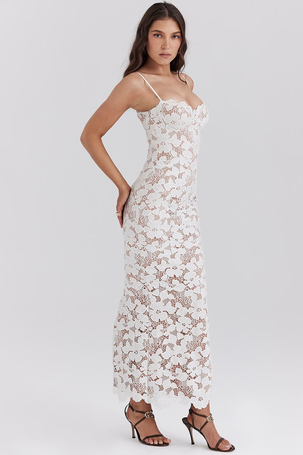 Ivory Lace Allure Gown