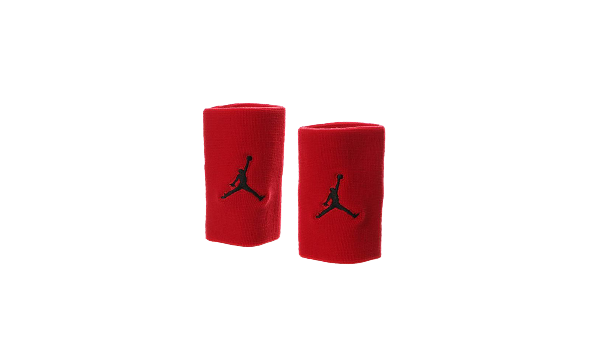 Jumpman Dri-fit Wristbands 2pack Red Unisex Style : Jkn01 "RED/BLACK" JKN01 605