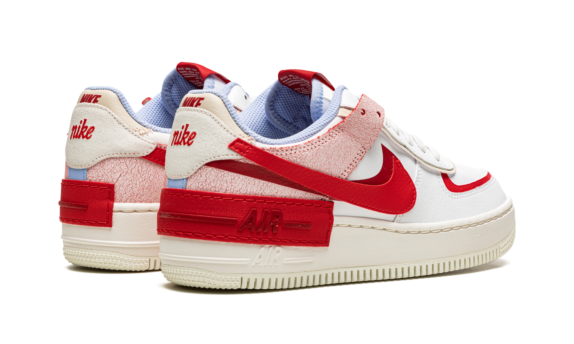 AIR FORCE 1 LO SHADO MNS WMNS"Red Cracked Leather" CI0919 108