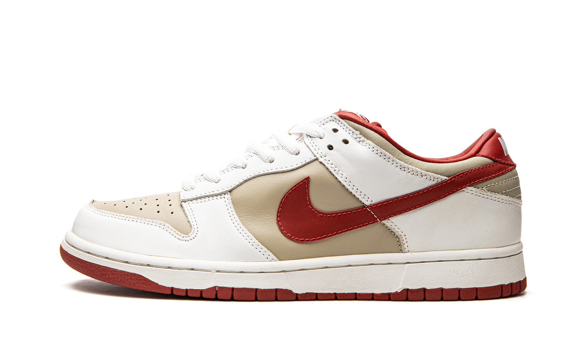 DUNK LO PRO MNS WMNS"Light Stone Varsity Red"