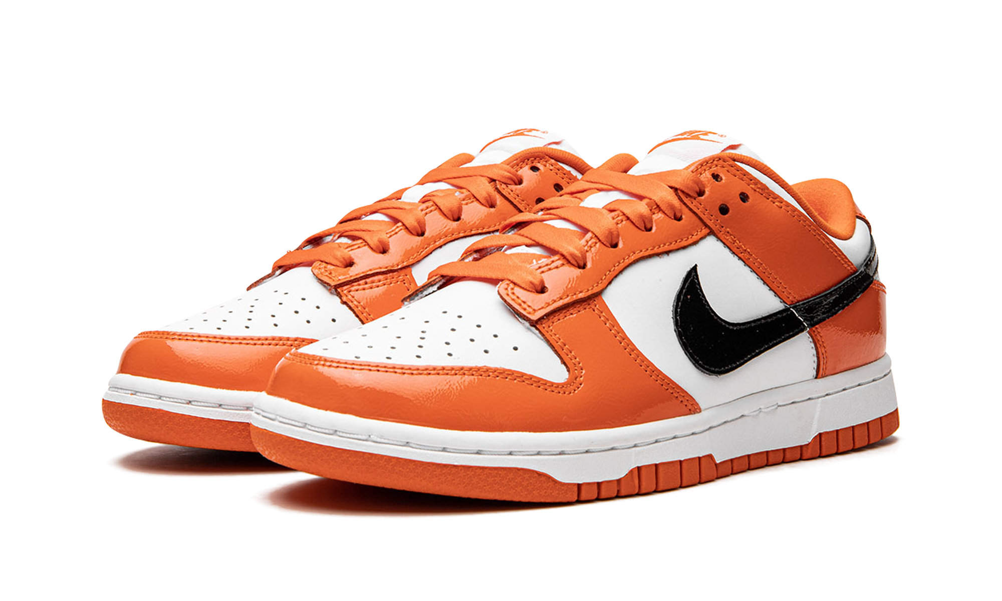 DUNK LO MNS WMNS"Orange/ Black Patent Leather" DJ9955 800