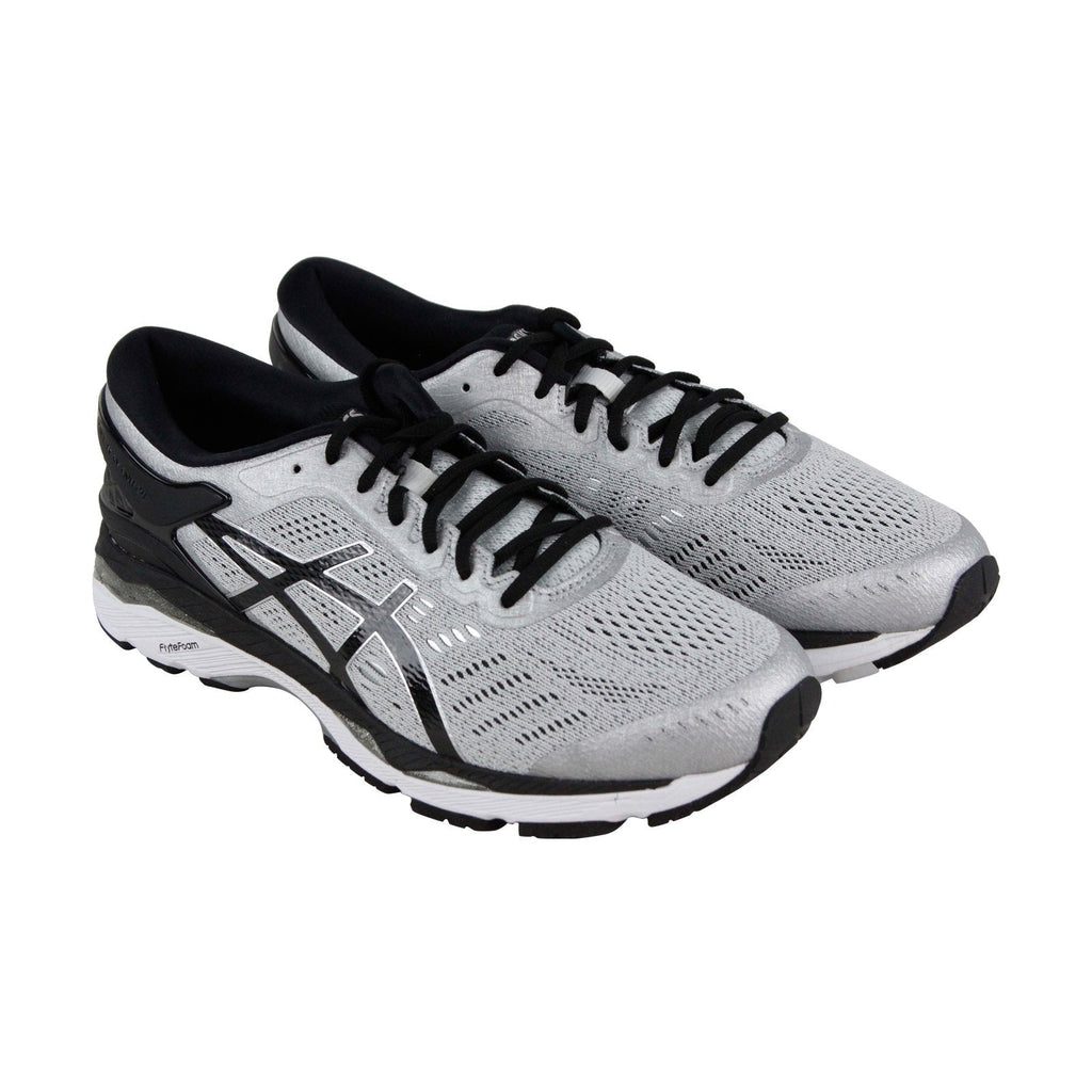 Asics Gel Kayano 24 T7A0N-9390 Mens Gray Wide 2E Canvas Athletic Running Shoes