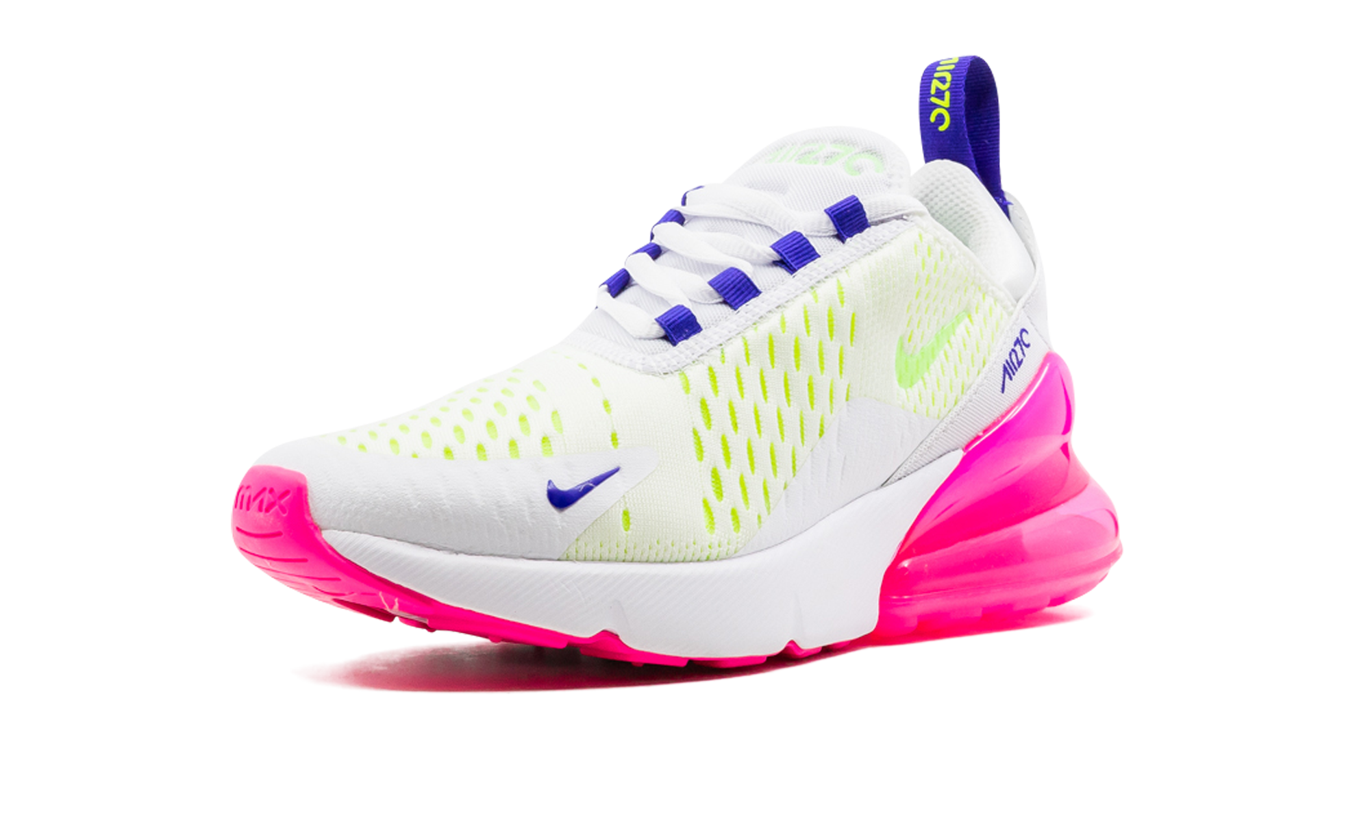 AIR MAX 270 MNS WMNS"White/ Pink Blast/ Volt" DH0252 100
