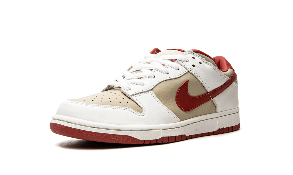 DUNK LO PRO MNS WMNS"Light Stone Varsity Red"