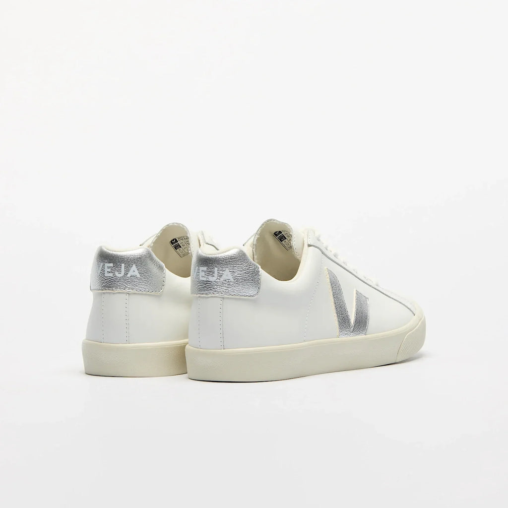 Women's Esplar Leather in White Silver