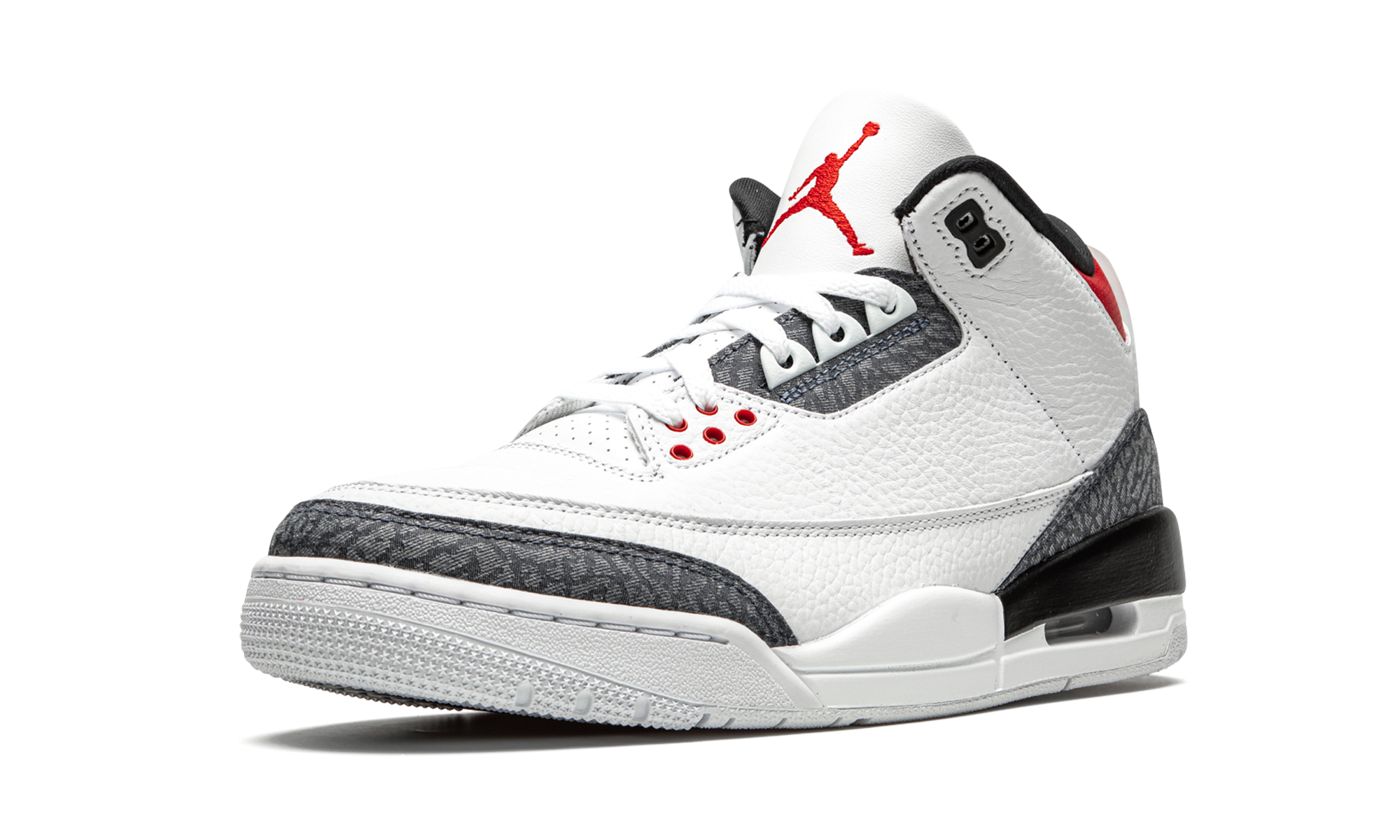 3 Retro SE DNM "Fire Red Denim" CZ6431 100