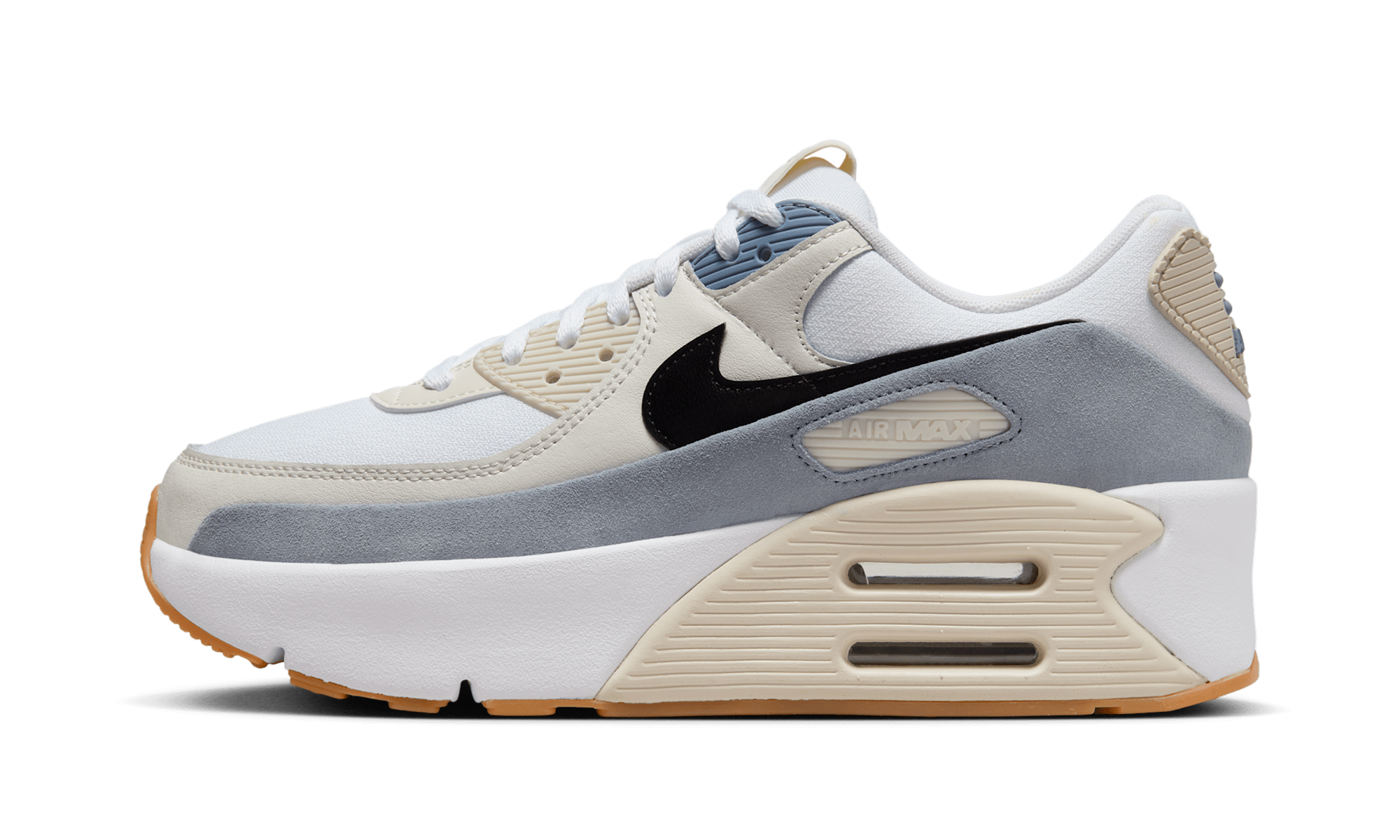 Air Max 90 LV8 WMNS"White Ashen Slate Light Orewood Brown Black" FD4328 106