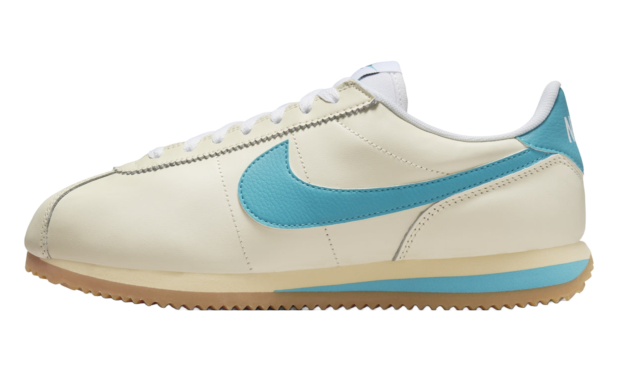 Cortez WMNS"Coconut Milk Gum Yellow Pale Vanilla Teal Nebula" HF4268 113