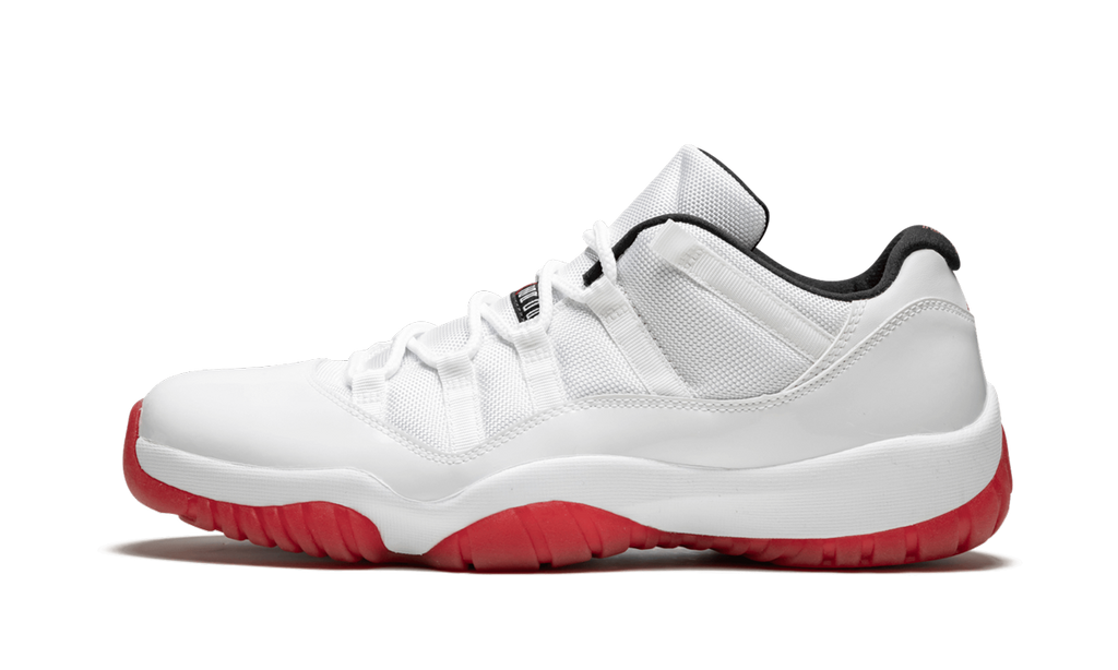 11 Retro Low "White/Varsity Red" 528895 101