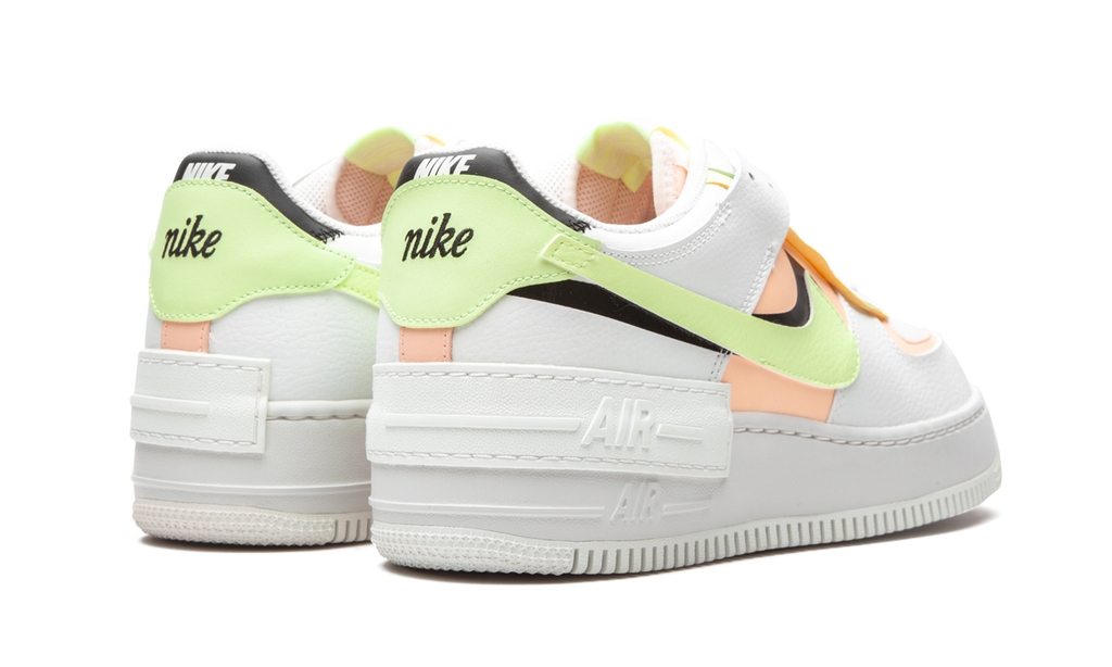 AIR FORCE 1 SHADO MNS WMNS"White/ Barely Volt/ Crimson Tint"