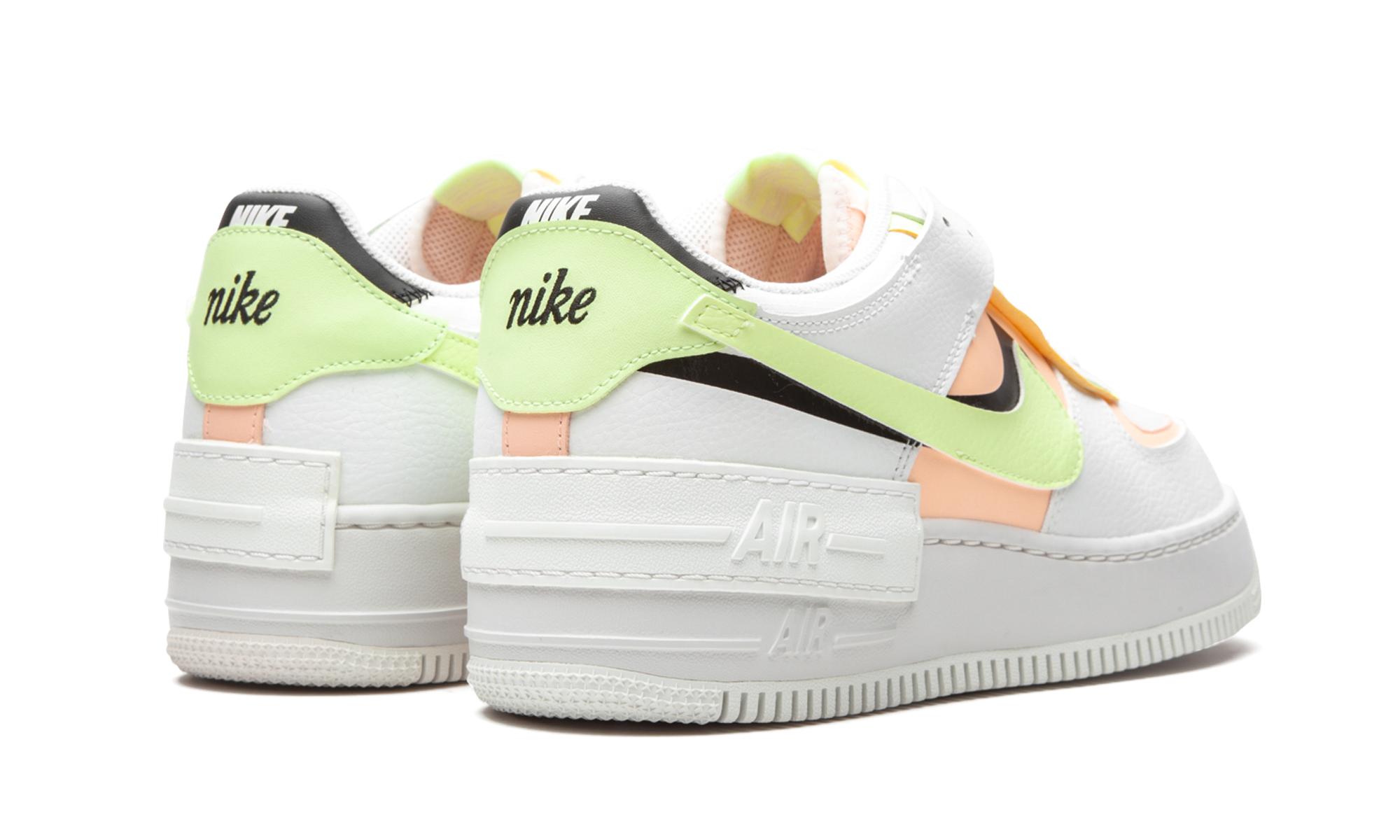 AIR FORCE 1 SHADO MNS WMNS"White/ Barely Volt/ Crimson Tint"