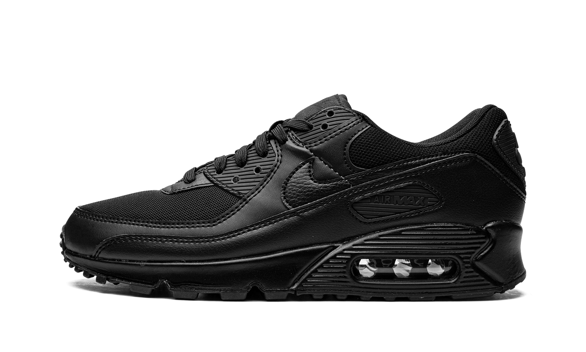 AIR MAX 90 MNS WMNS "Triple Black" DH8010 001