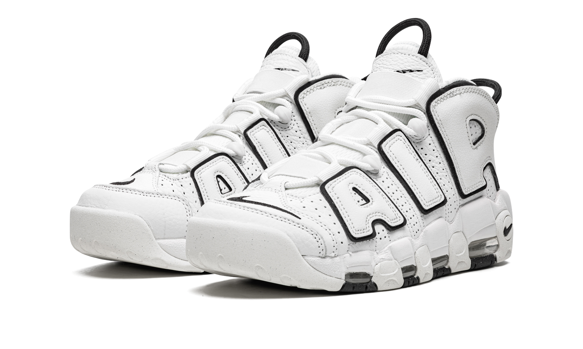 AIR MORE UPTEMPO MNS WMNS"White/ Black" DO6718 100